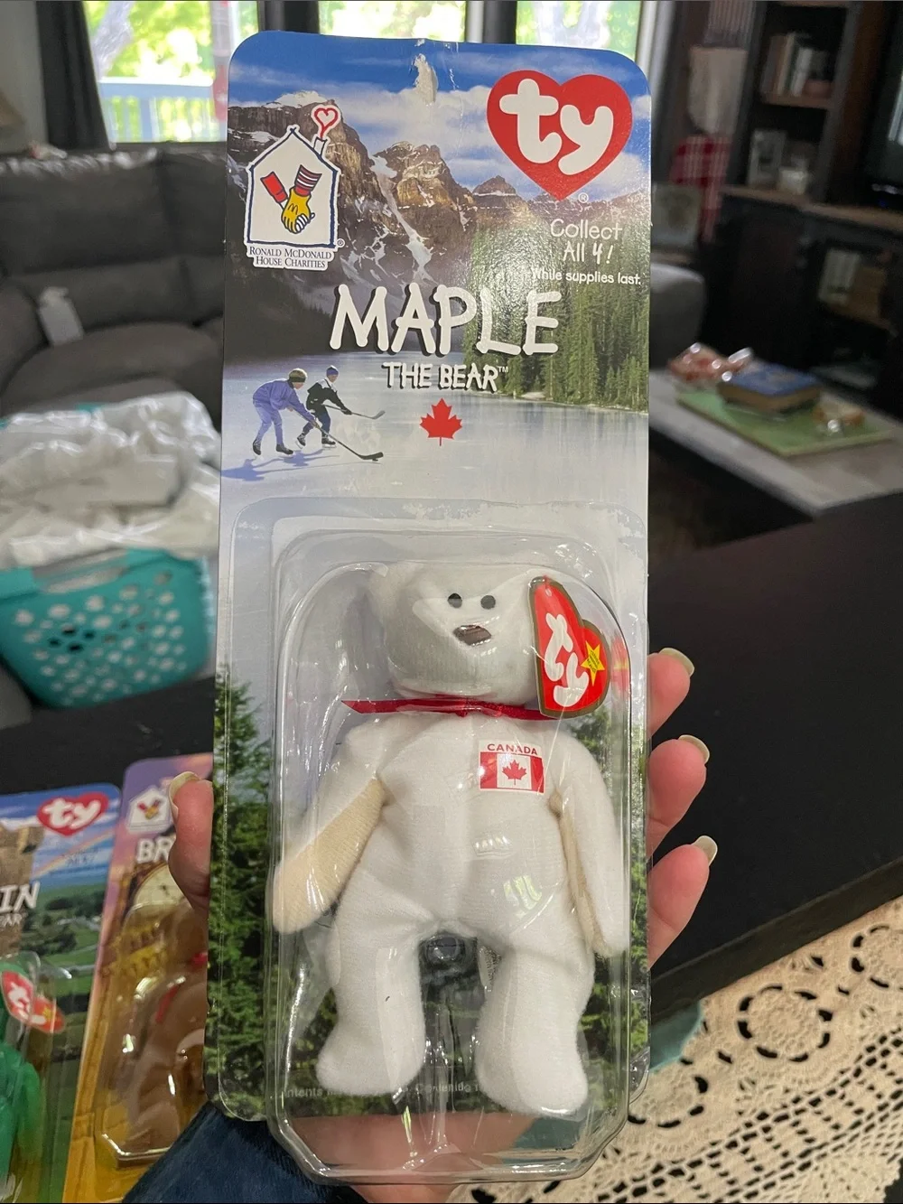 Ty Beanie Baby Collectible Bears - The Set! Glory, Erin, Britannia, Maple